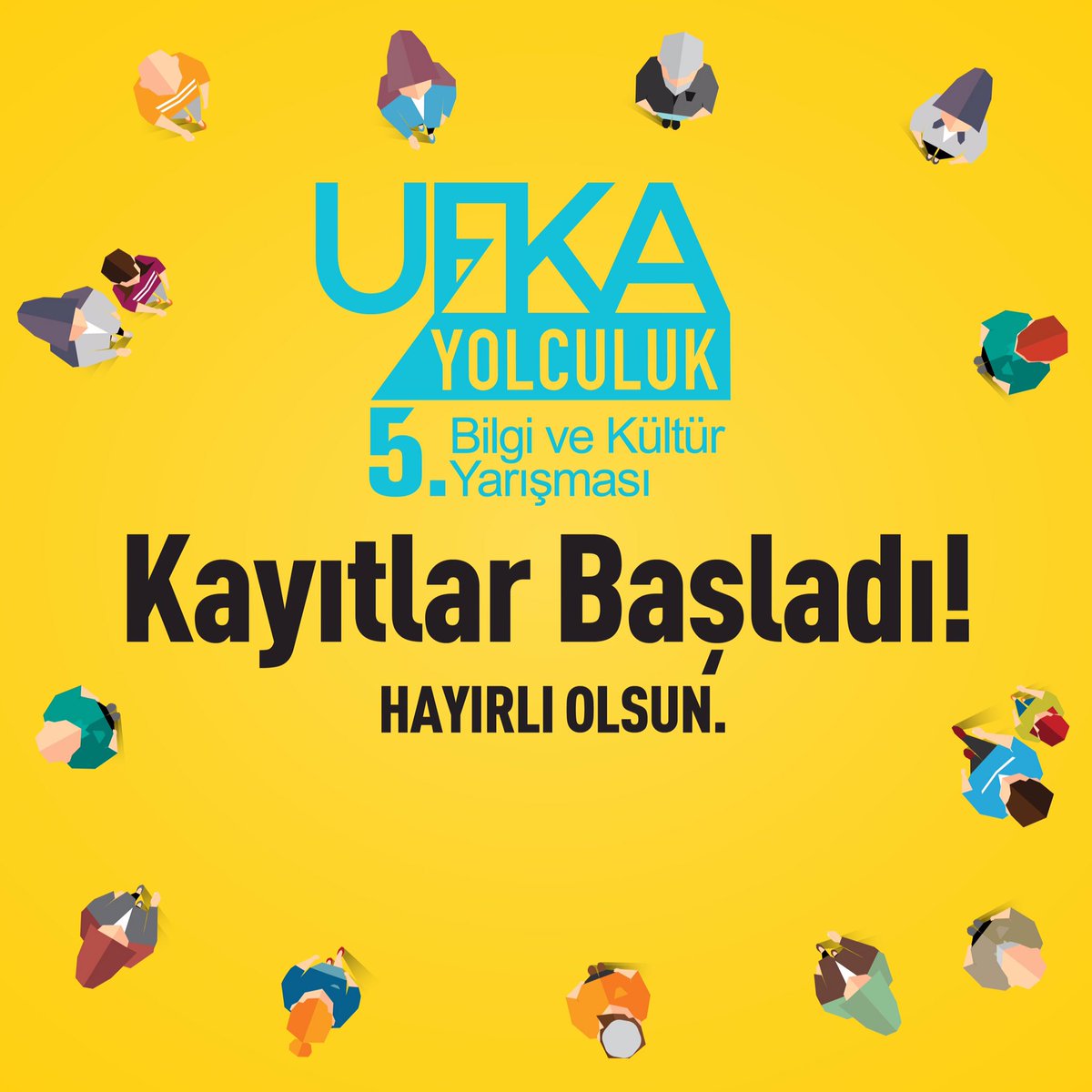 5. Ufka Yolculuk Bilgi ve Kültür Yarışması'nın kayıtları başladı!#YolaÇıkıyoruz #UfkaYolculuk5 

Başvuru adresi: ufkayolculuk.com