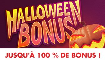 Avez-vous récolté vos BonBONUS ? Remportez jusque 100% de #bonus pour #Halloween ! goo.gl/5gLVM7