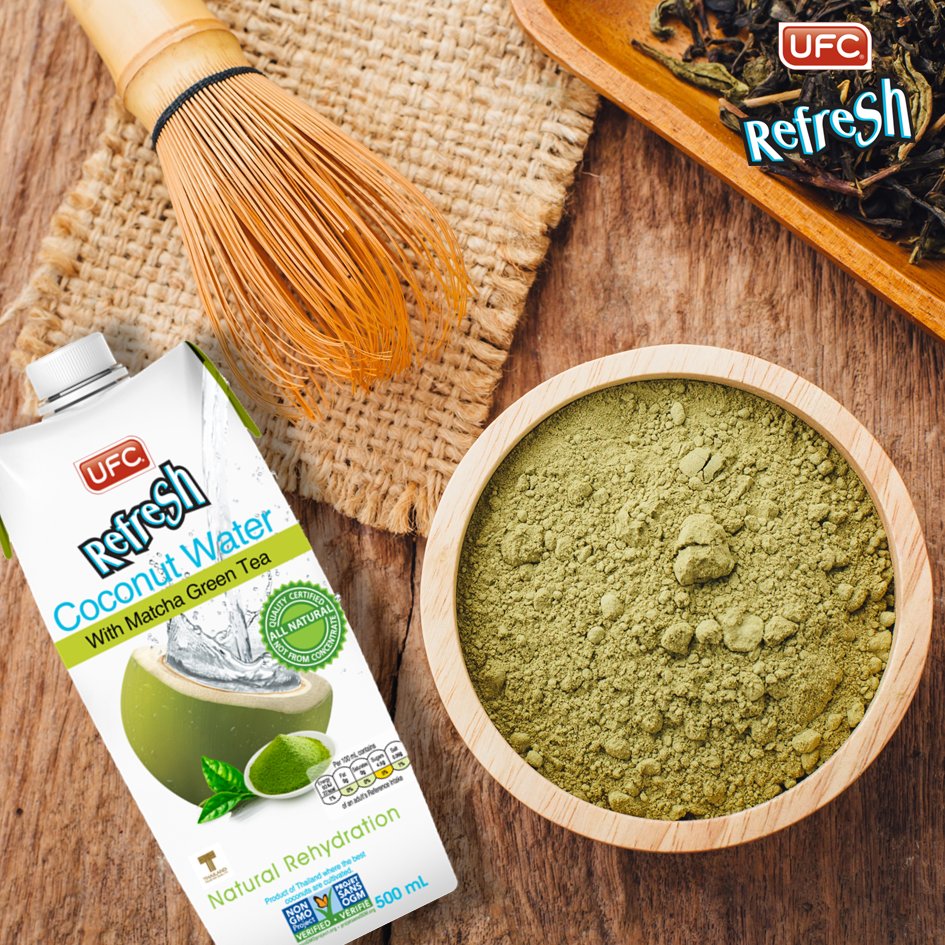 ufcrefreshcoco's tweet photo. #UFCrefresh #Matcha #GreenTea is the top choice whenever you need to naturally #rehydrate your body! #UFCrefreshcoco #100% #CoconutWater https://t.co/wMgtLuW57F