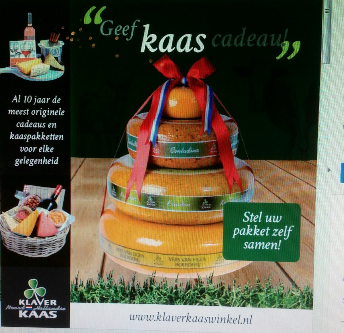 Geef kaas met kerst! #kerstpakketten #relatiegeschenken #kaas #hollandseproducten #feestdagen