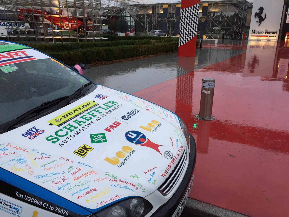 MalcETecGE's tweet photo. Thanks to @schaefflergroup @schaefflerpress @REPXPERT_UK @NIB2004 for supporting our British Touring Car Clone to @MuseoFerrari #B4B16 https://t.co/UKuqCrSynv