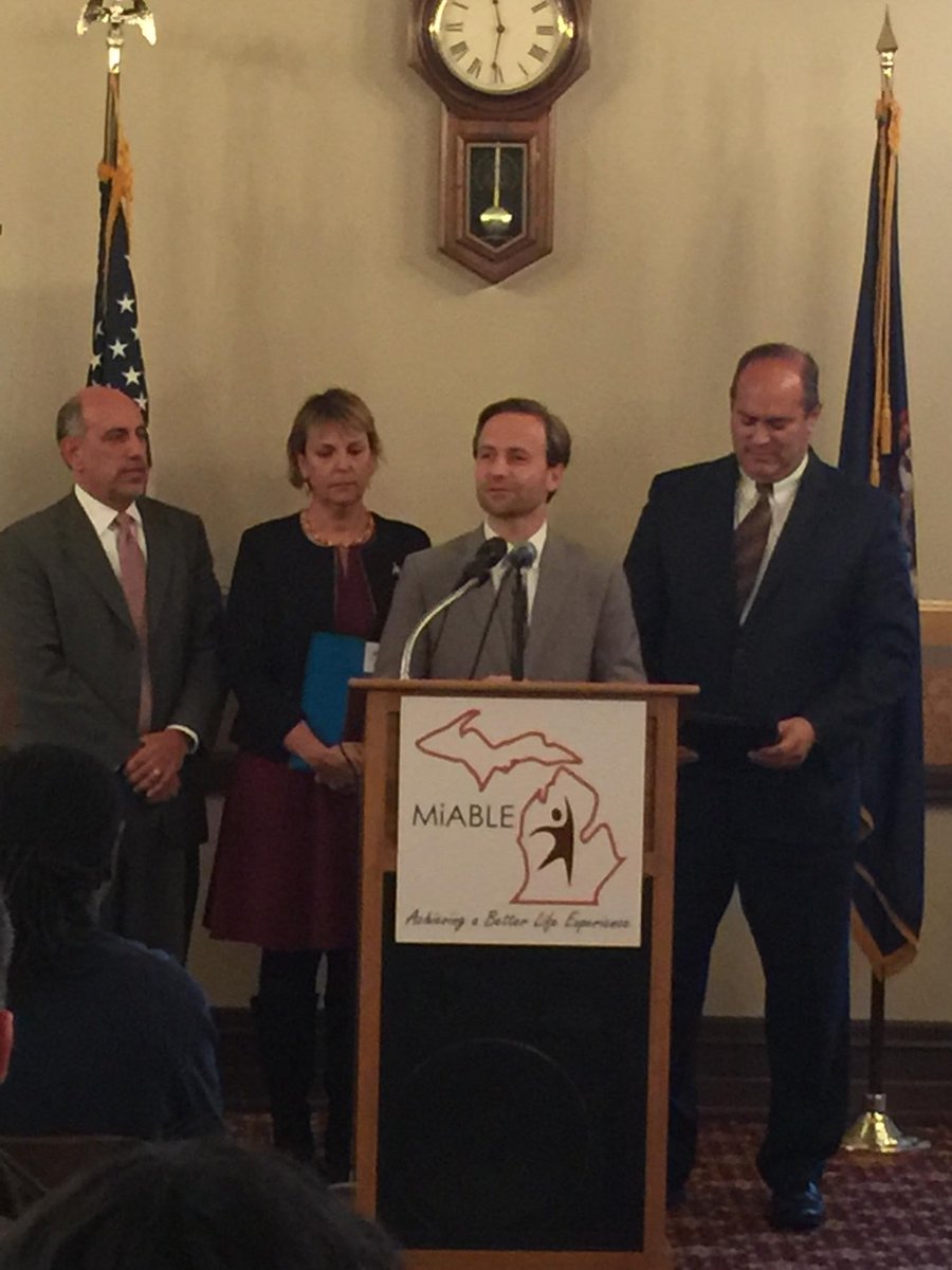 DisNetMI's tweet image. MI LG Calley rolling out MiABLE. #independence #freedom