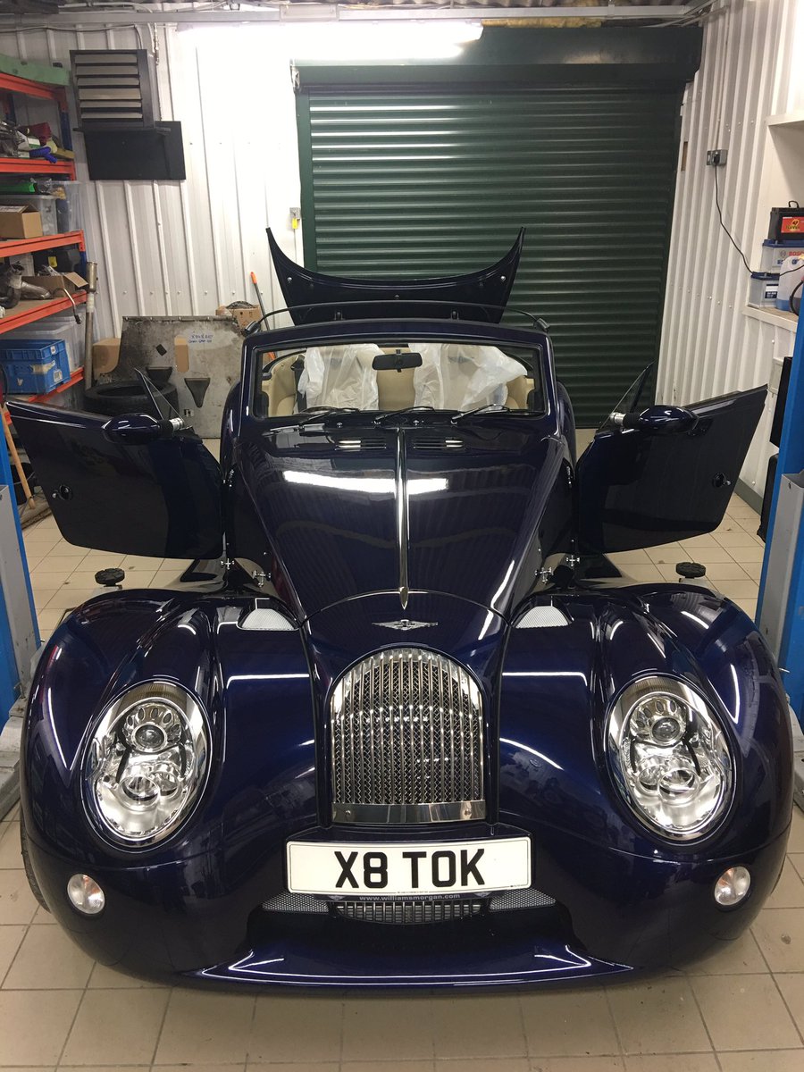 WilliamsMogCars's tweet photo. New Aero Morgan going through the workshop before handover this Friday to the excited client https://t.co/xGiiHlFvnJ