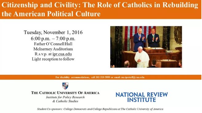 How Catholics can help #MakeAmericaGreatAMEN w/ <a href="/NR_Institute/">National Review Institute</a>, @MelindaDC <a href="/ccpecknold/">Chad Pecknold</a> <a href="/StephenSchneck/">Stephen Schneck</a> &amp; <a href="/USCCB/">U.S. Conference of Catholic Bishops</a> nest.cua.edu/organization/i…