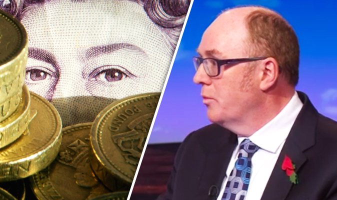 Daily_Express's tweet photo. WATCH: Brexit rallying cry: Economist #GerardLyons claims the pound will be STRONGER after leaving EU https://t.co/RMUfMM2kvE https://t.co/XZTnIGRbqX
