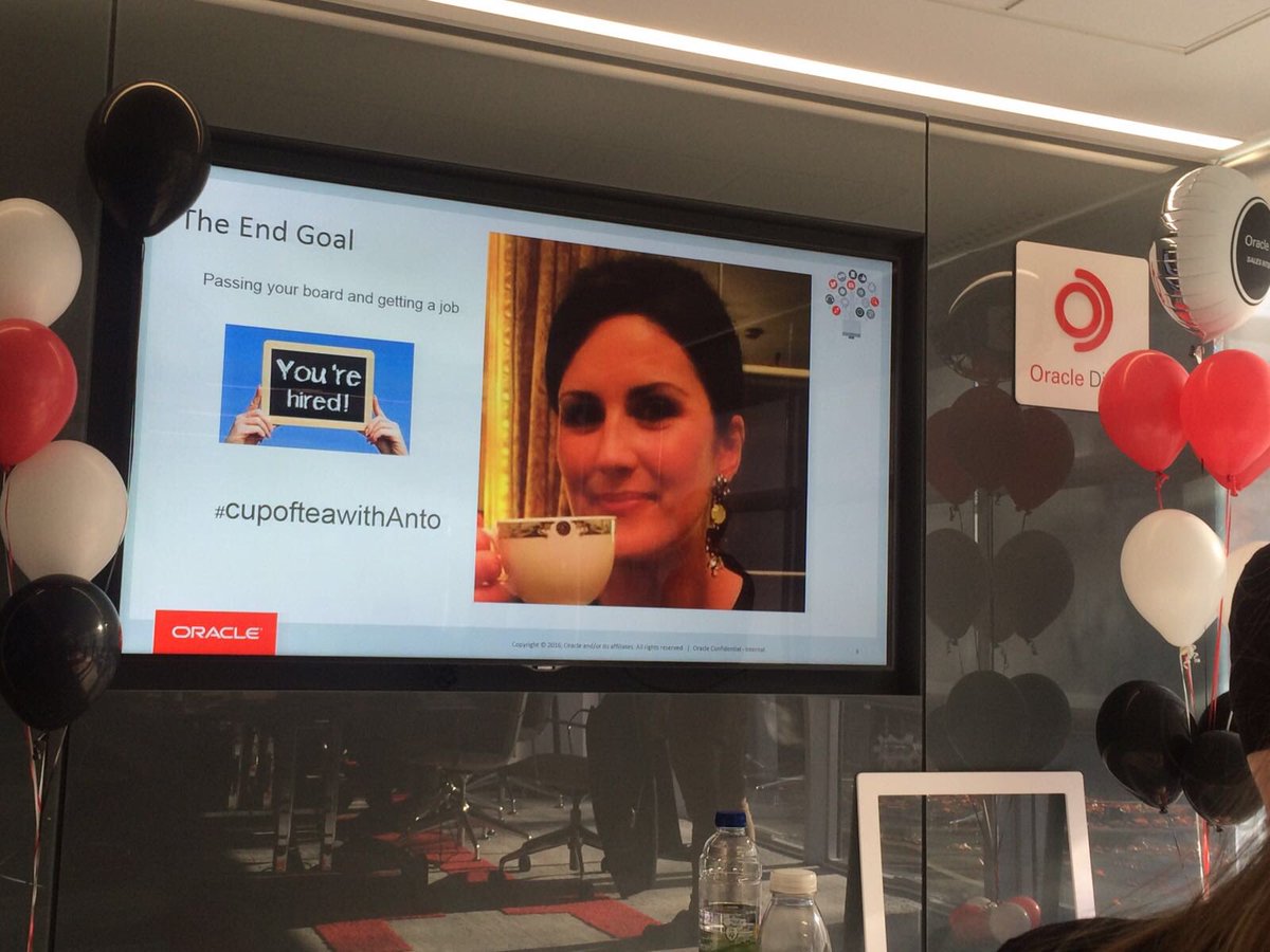 maeve_quigley's tweet image. #cupofteawithantonine #oracledirect