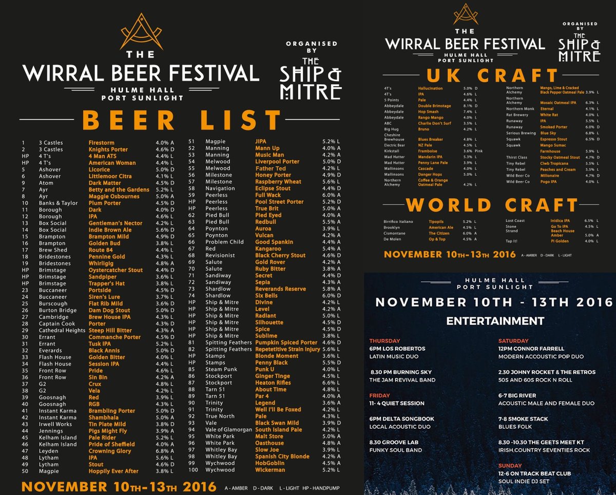 LivBeerCo's tweet photo. @Theshipandmitre Wirral Beer Festival Starts today and runs until Sunday! Featuring local breweries.
https://t.co/eqpJqg6B3O https://t.co/UJyfkq0IXQ