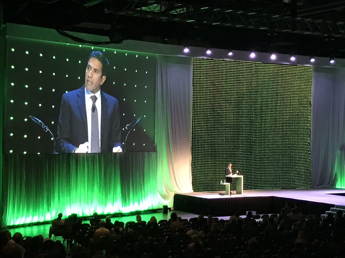 Keynote with <a href="/drsanjaygupta/">Dr. Sanjay Gupta</a> #LeadingAge16 #transformingage
