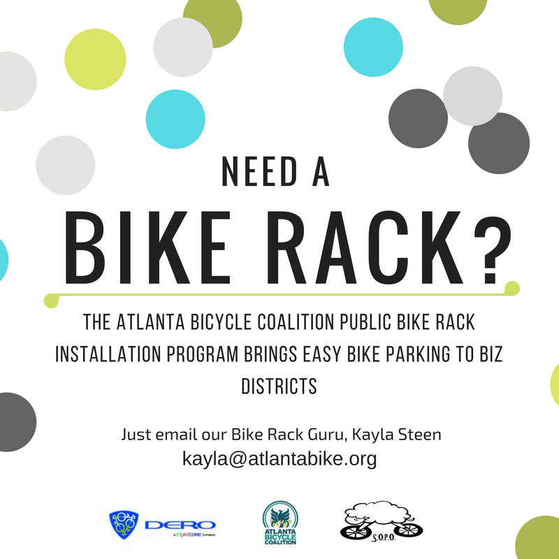 letspropelatl's tweet photo. The process of getting a simple bike rack installed can be daunting, but we've gotcha covered! #bikeatl #bikerack #rackgame https://t.co/mBWyz6q5HI