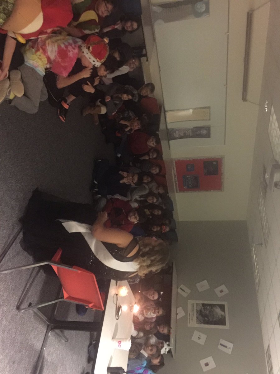 gailvos's tweet photo. Spooky story as told by Assistant Pincipal Rhoades to team 6-1 #bamspln  @stephoconnor91 @DebRhoades91 #bamsknights https://t.co/w0qOGfkcFp