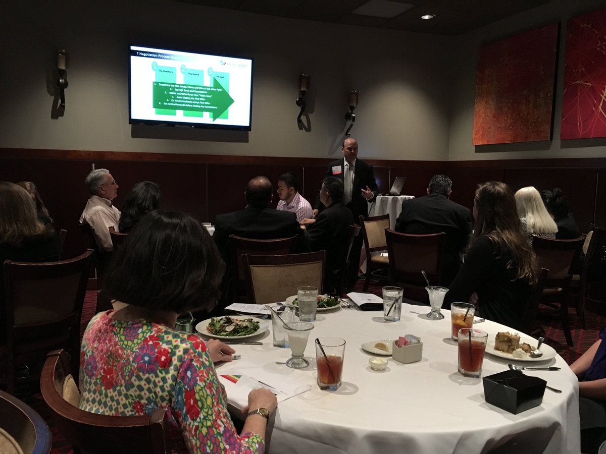 Revenade's tweet photo. We had a blast presenting at the @tscpahouston luncheon last week! #CPE #Negotiation #HoustonCPA https://t.co/dElG9jwCZd