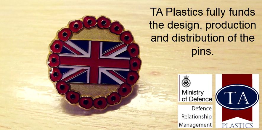 DRM_UK's tweet image. #Remembrance is a big event in any #ForcesFriendly employers calendar &amp;amp; #TAPlastics goes the extra mile with their bespoke poppy pins.