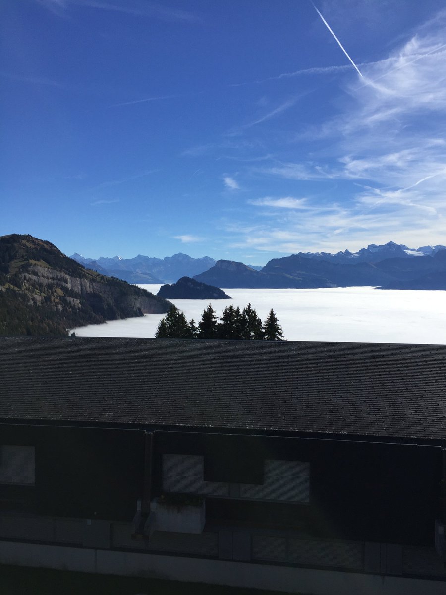 What it looks like above the fog at @Rigi_CH! goo.gl/Fp32PT #RadissonBlu #Rigi #sun #seaoffog #MyLucerne #inlovewithswitzerland