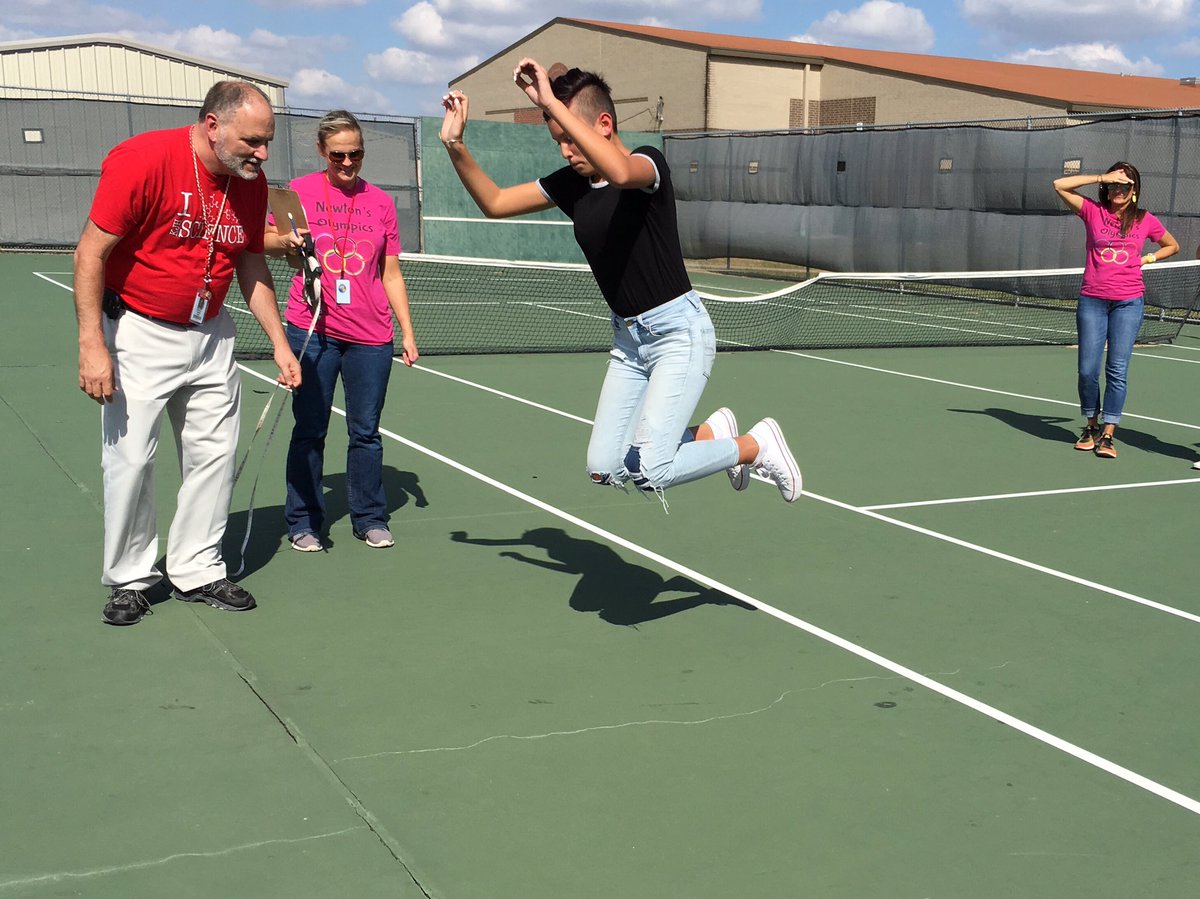 Trilliank's tweet photo. Learning about physics with Newtons Olympics! #kjhpride  #kjhsci https://t.co/DlVDAAKDpH
