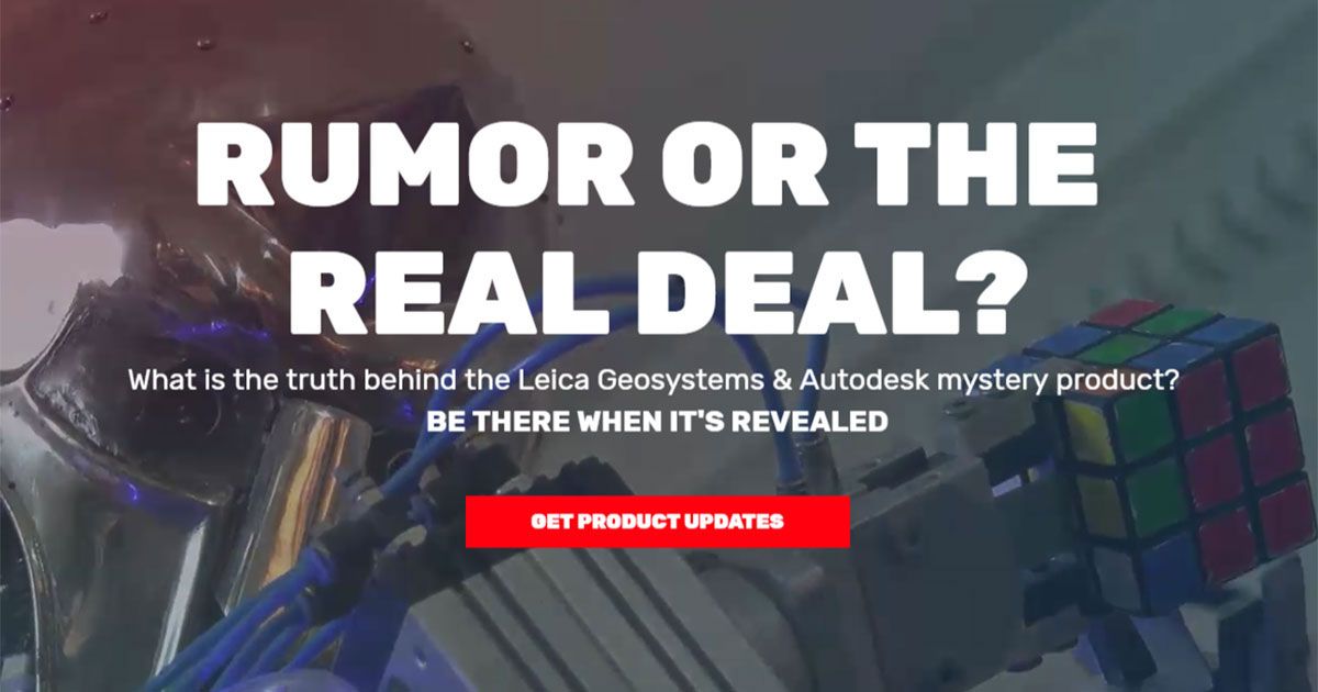 AutodeskReCap's tweet photo. The countdown to AU is on! See the unveiling of the latest collaboration between Autodesk and @LeicaGeosystems there https://t.co/hyMSbFALx4 https://t.co/zT2DJPu2cp