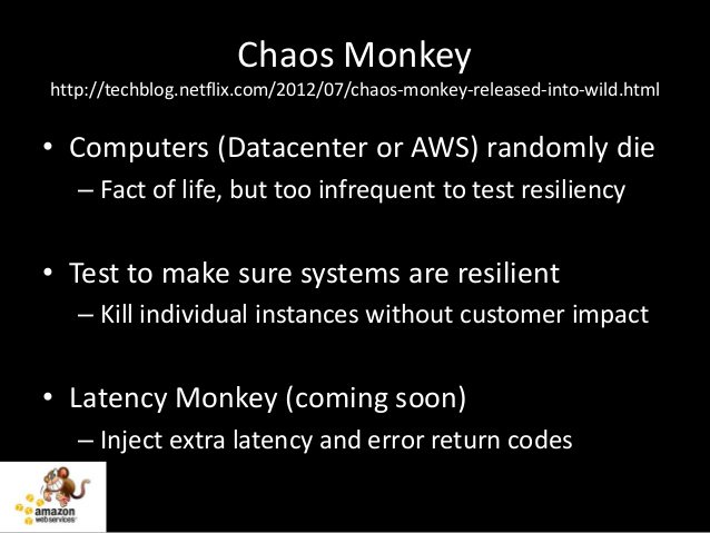 Streaming video provider @netflix announced last week their release of Chaos Monkey v2.0: ow.ly/yhXU305GUgI #resiliencetesting
