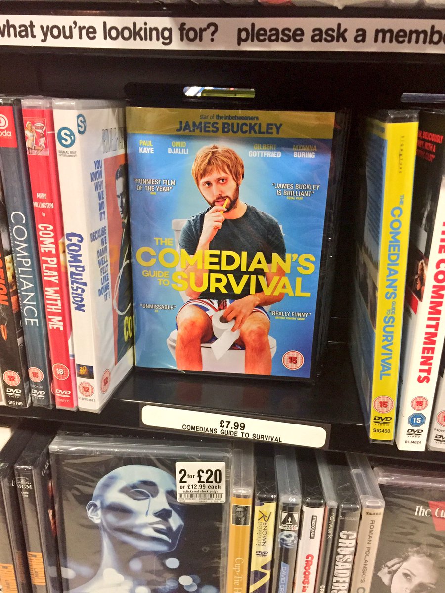 comediansguide's tweet photo. Spotted on the shelves of @hmv363OxStreet!
Have you grabbed a copy of #TheComediansGuideToSurvival from @hmvtweets? https://t.co/5zdac3nYEO