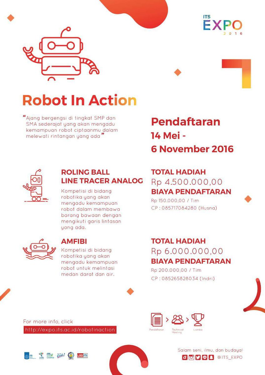 arekITS's tweet photo. Robot In Action-ITS Expo 2016 @ITS_EXPO https://t.co/QDMlUVg7wN https://t.co/Hoky2LBusL