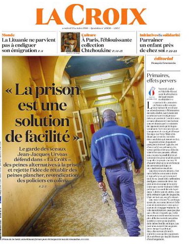 "Une sortie de #prison sous suivi est plus efficace qu'une sortie sèche"
📰Relire l'itw de <a href="/JJUrvoas/">Jean-Jacques Urvoas</a> à <a href="/LaCroix/">La Croix</a>👉la-croix.com/France/Securit…