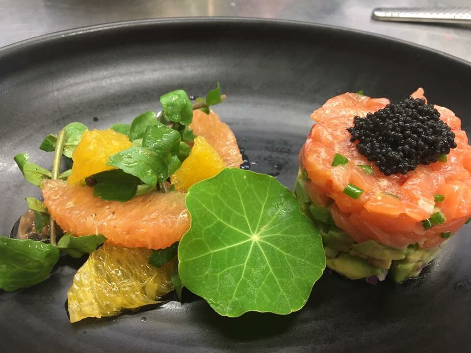 martychef's tweet photo. Monday's Oakdene Masterclass.. great results again, salmon tartare, lamb fillet, strawberry Mille feuille https://t.co/E4T00mBq9h