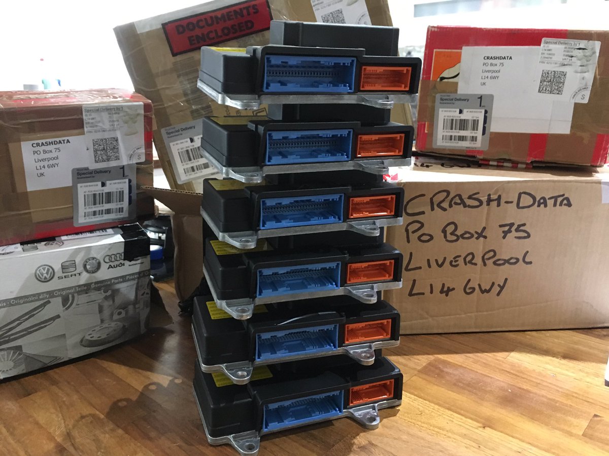 CrashData's tweet image. 6 more Volvo modules have arrived in the late morning post Collectively saving just these 8  customers this morning £4960 over buying new