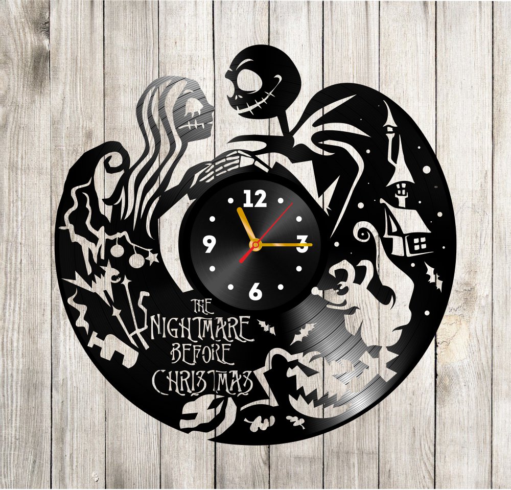 Decoropolis's tweet photo. New stickers and hands! #NightmarebeforeChristmas by Decoropolis! #vinylrecordclock  https://t.co/1kGhPzMiZR https://t.co/7lTEEQqncG