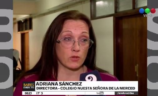 telefenoticias's tweet photo. #PolémicaEnMendoza La directora de la escuela que rechaza a Thiago, de 8 años: "Ha tenido muchos problemas de conducta" https://t.co/3mGly8eNZX