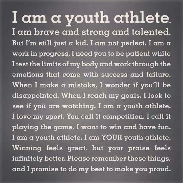 SportzSafe's tweet photo. I am a youth athlete. And I'm a work in progress. https://t.co/fTwGdfIQen