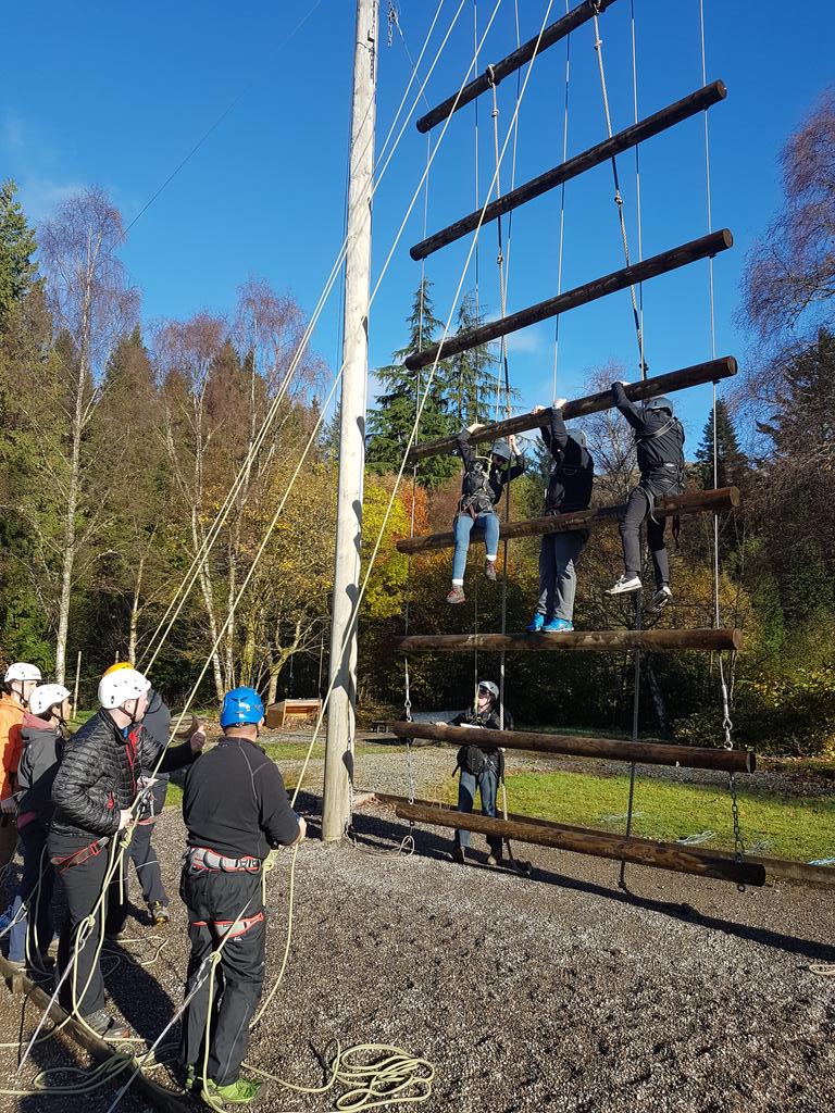 Great to see the press and Scouts Scotland team enjoying the fantastic facilities #lochgoilhead #scouts