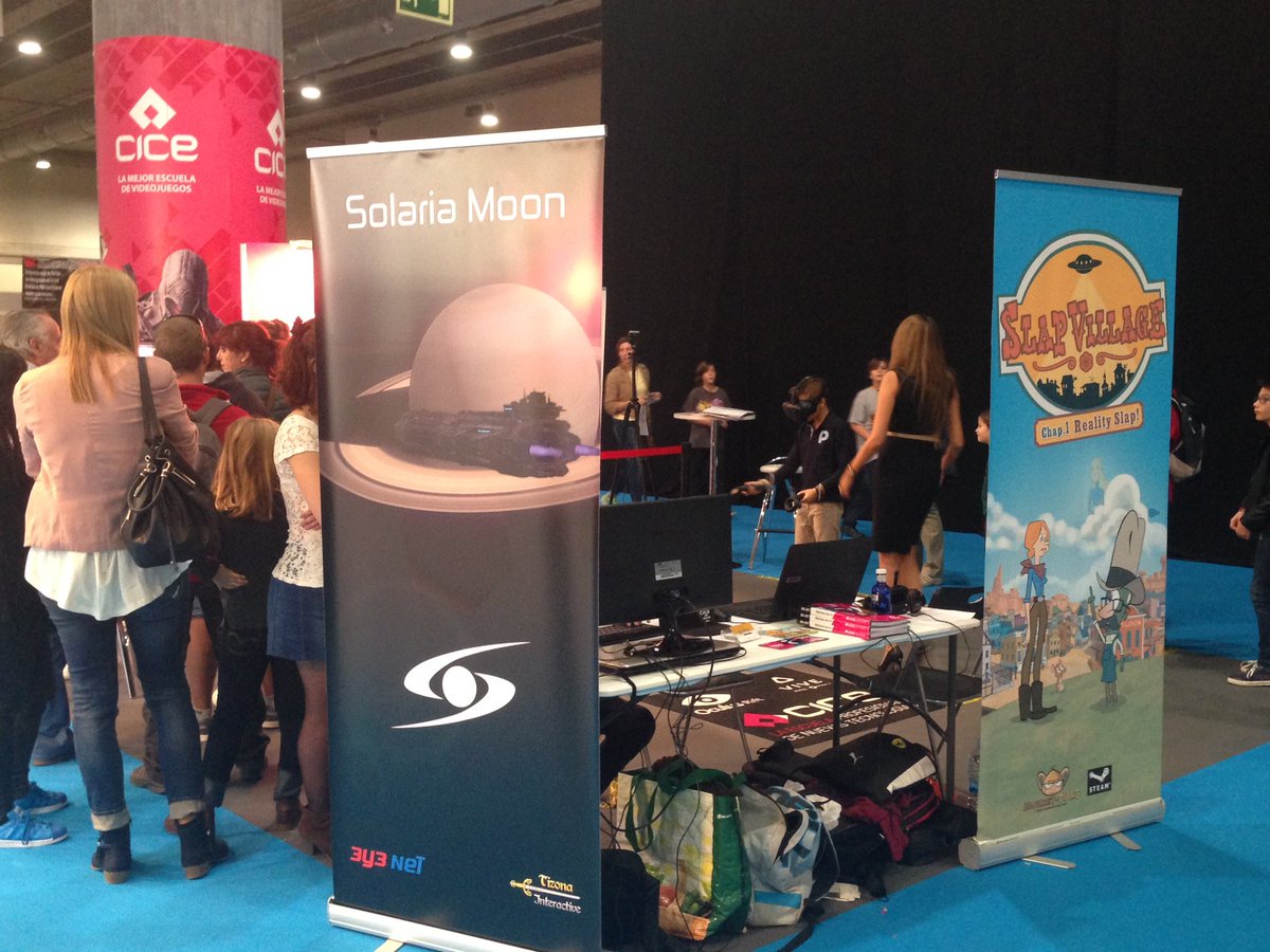 Tizona_Int's tweet photo. Último día de la @MadridGamingEx. Venid al stand de @cicemadrid y probad nuestros juegos. ¡Os sorprenderán! 😉 #mge2016 https://t.co/Ibb9GU71Ss