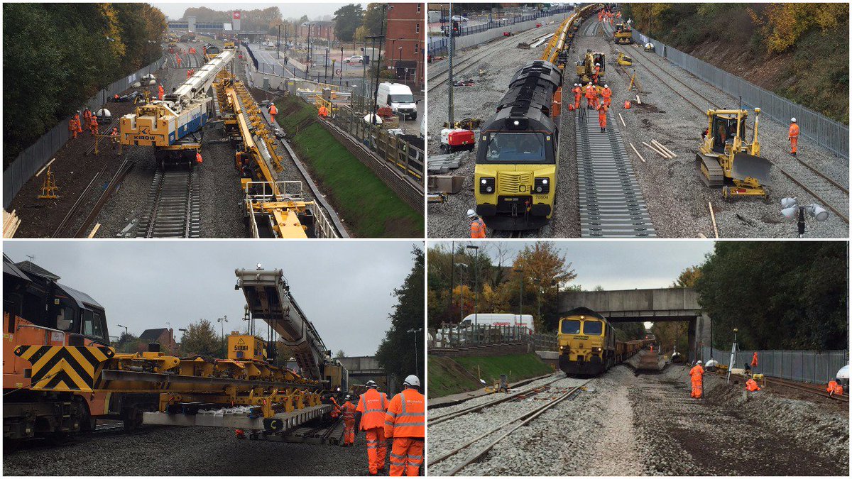 NetworkRailBHM's tweet image. It's been a busy few days at #Bromsgrove, here are a few pictures from the weekend: