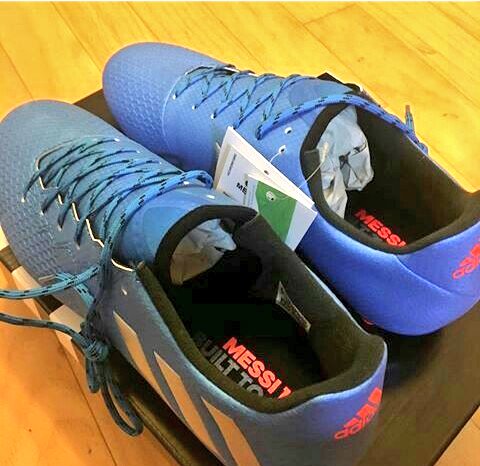 salah_cris's tweet photo. My new boots✌💥...Welcome  #Messi16 #TeamMessi #Adidas https://t.co/SkZdnP6QUS