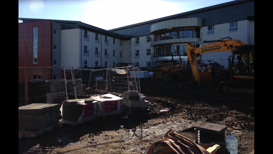 WattsNQSM's tweet photo. Beautiful morning on site in Scotland, new 112 bed care home progressing well. @WattsNQSM https://t.co/EULs2qbhiH