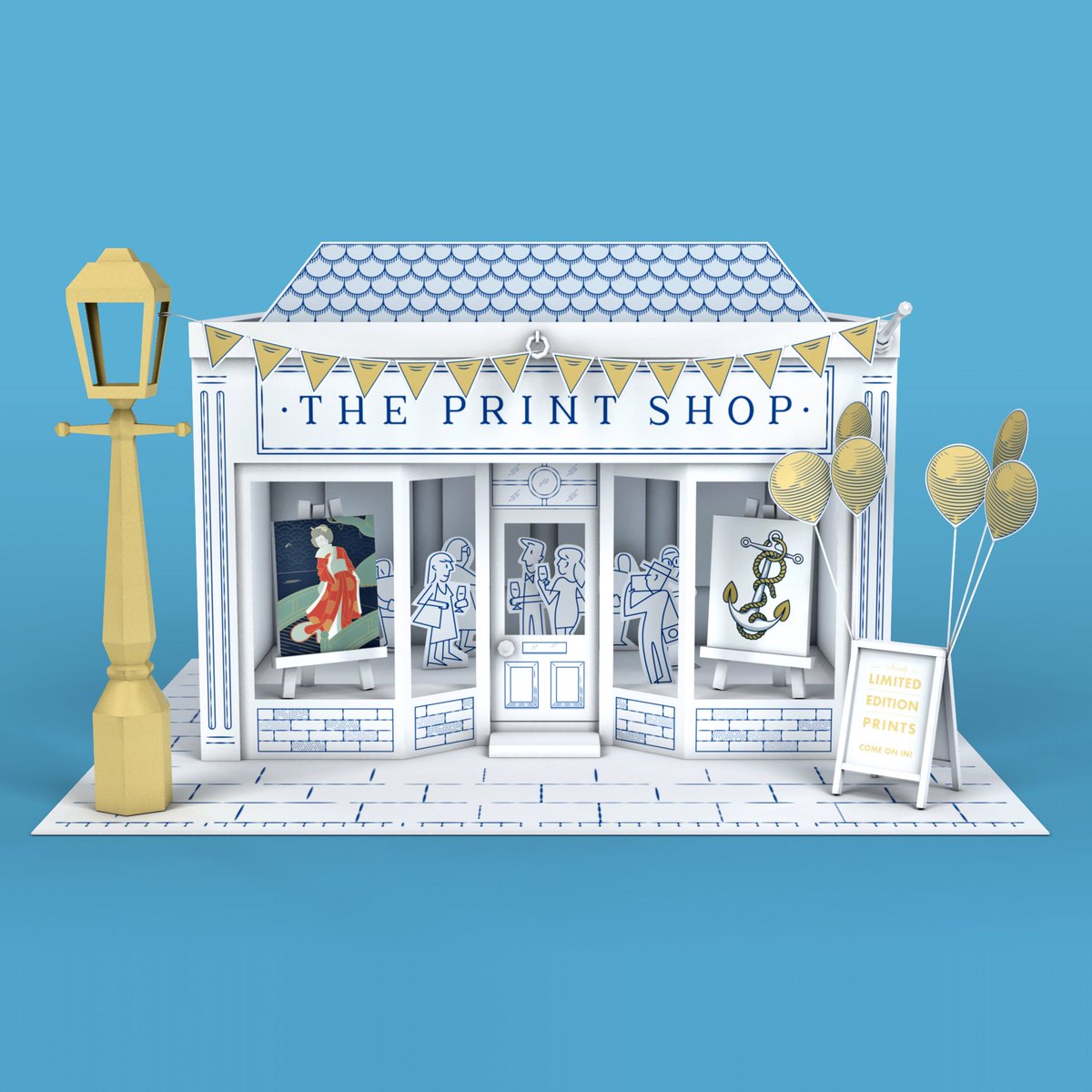 The (digital) doors to our Caxton Rhode #store are OPEN! Come and peruse the first of our #limitededition prints bit.ly/2eMTys9