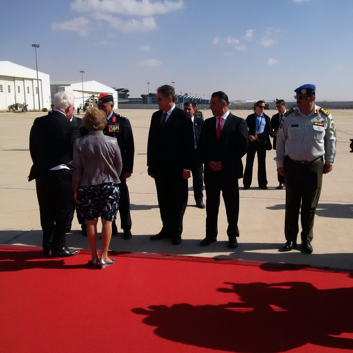 CanEmbJordan's tweet photo. End of the state visit: "I can attest that #Canada's relation with #Jordan is strong and continues to grow"-Gov. Gen.Johnston  #GGJordan https://t.co/HI9iyCGteP