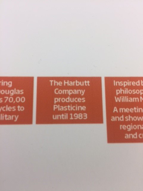 BBxD_'s tweet photo. Did you know that plasticine was invented in Bath in 1897? #design facts #designtimeline #designhistory #Bath @BBxD_ https://t.co/8hd9zoMmA2