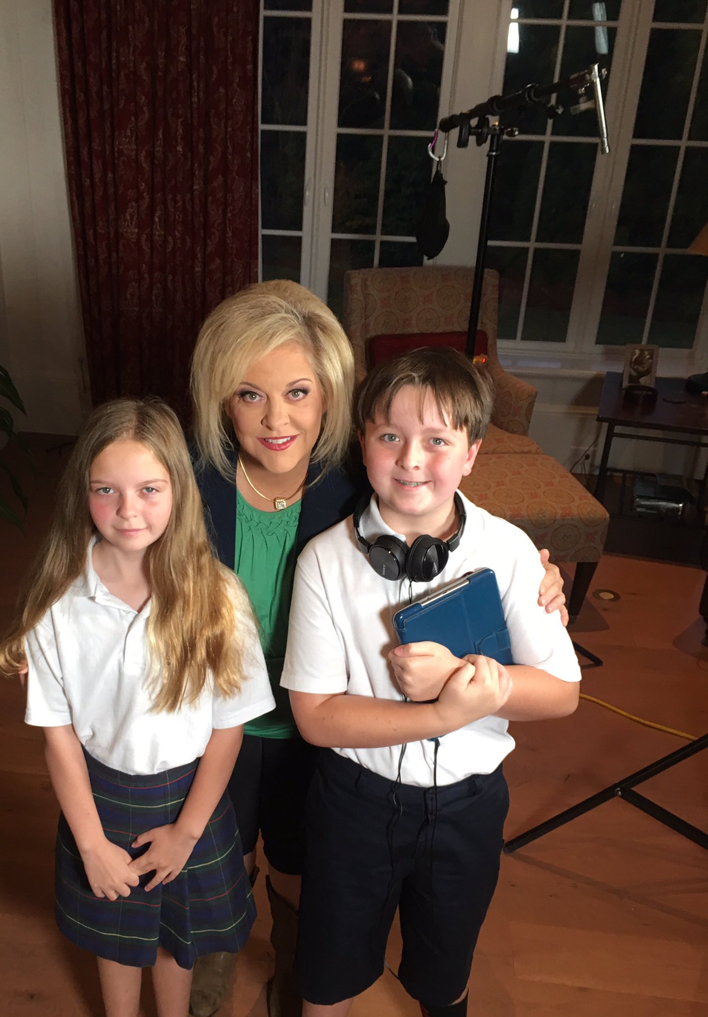 Nancy Grace on Twitter "Twins with me for GMA this morning! Now to