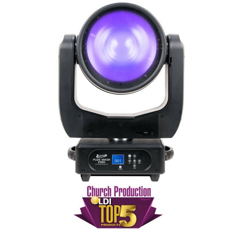 ElationPro's tweet photo. #Elation’s #FuzeWash Z350 moving head was announced as a Top 5 Product for Churches at LDI 2016. Check it out: https://t.co/bJn68eUQsu https://t.co/lmsppUpFSh