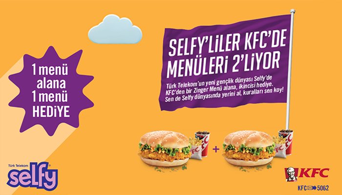 טוויטר Kfc Turkiye בטוויטר Kfc Den Selfy Lilere Dev Kampanya 1 Zinger Burger Menu Alana 2 Si Bedava Detaylar Icin Linke Tikla Https T Co 5ziyhebgqc Https T Co Ijpvxxeyaf