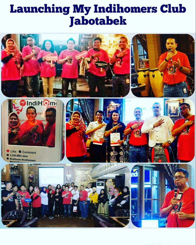 Launching MyIndihomers Club Jabotabek... #MyIndihome #Indihome <a href="/TelkomPromo/">Telkom Promo</a> <a href="/ratihpk/">Ratih Pratama</a>