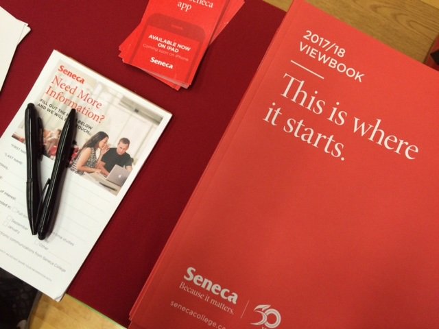 SenecaPoly's tweet photo. Krista will be @HCI_News today to discuss our #degree &amp; #diploma programs, student services, athletics and more! Ask your #pse questions! https://t.co/U3o5qaRAad