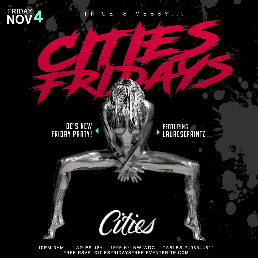 TySoMajor's tweet photo. DC's #1 Friday Party is Back this Friday Everybody Free w/ RSVP π RSVP HERE https://t.co/0yLC6sk4yY πΎπΎ Tables Call 2027341947 #CitiesFriday https://t.co/ziDfmNEoK7