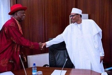 A crucial meeting between Buhari and Niger Delta Stakeholders to find lasting solutions to the crises in oil producing areas is now underway in Abuja