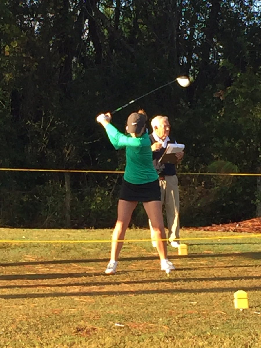 NeaseAthletics's tweet photo. Katherine Jakeway is even after two holes of play at the state championships. https://t.co/OWmcVI5hhh