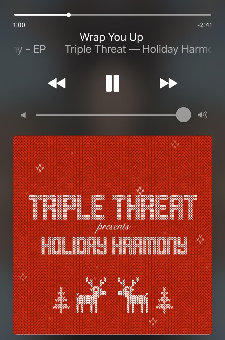 Our Christmas EP, #HolidayHarmony is available right now on iTunes! It's an essential thing to have if you want to be on the nice list! 🎅🏼🎄