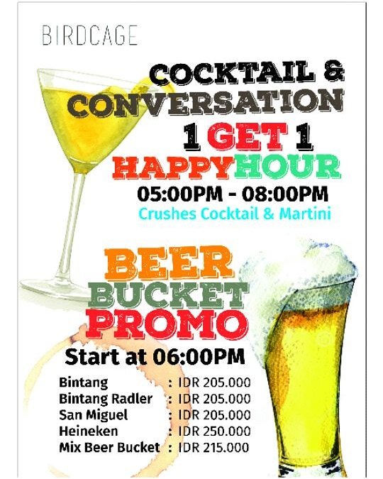 Happy hours and beer promo