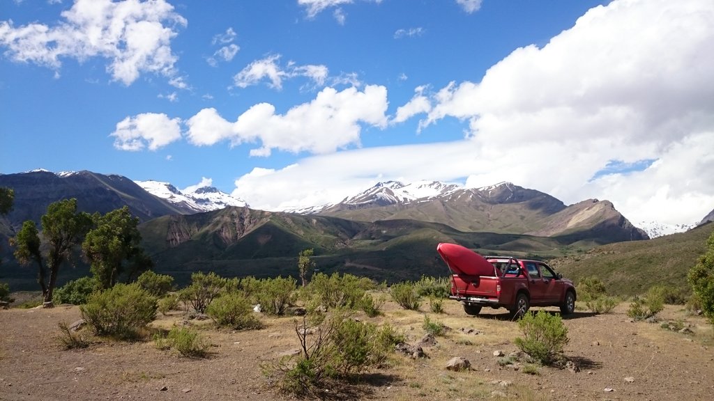 On a mission, checking out rivers on the Chile / Argentinian border #kayaking #Livetheadventure