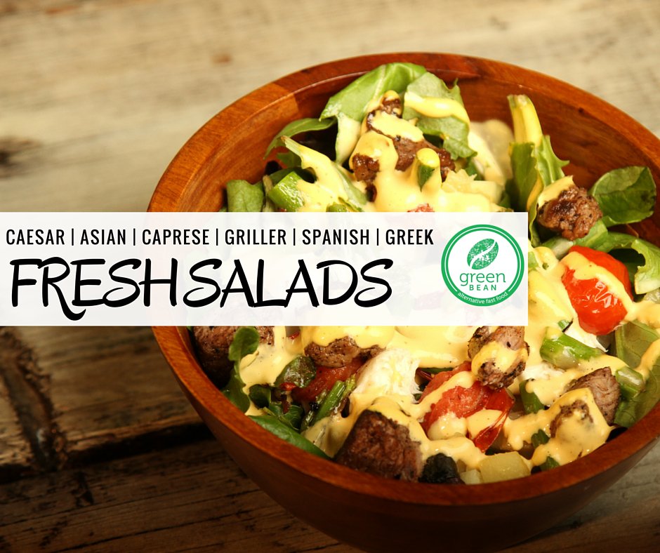Having a rough start to the day? Try one of our #FreshSalads to get back on track! #afterhalloweenblues #Tuesday #GreenBeanRestaurant