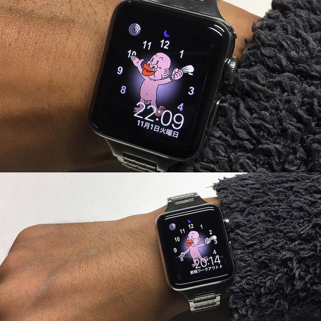 つの丸 Ew 文字盤がカッコイイので今のところ大変気に入っております Applewatch T Co 12gzry55xc T Co Eludhxy3tk Twitter