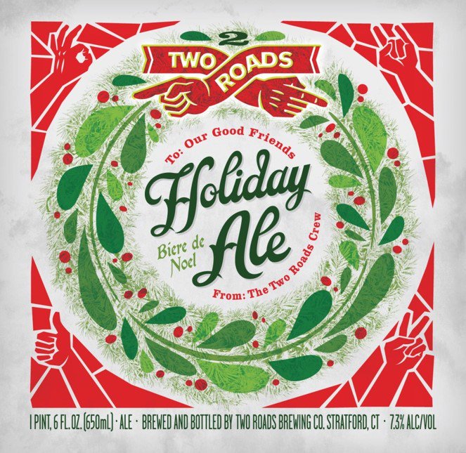 The #Holidays are coming...#cantwait! @2roadsbrewing #craftbeer #ctbeer #farmhouseale #biere #bieredegarde #noel #holidayale